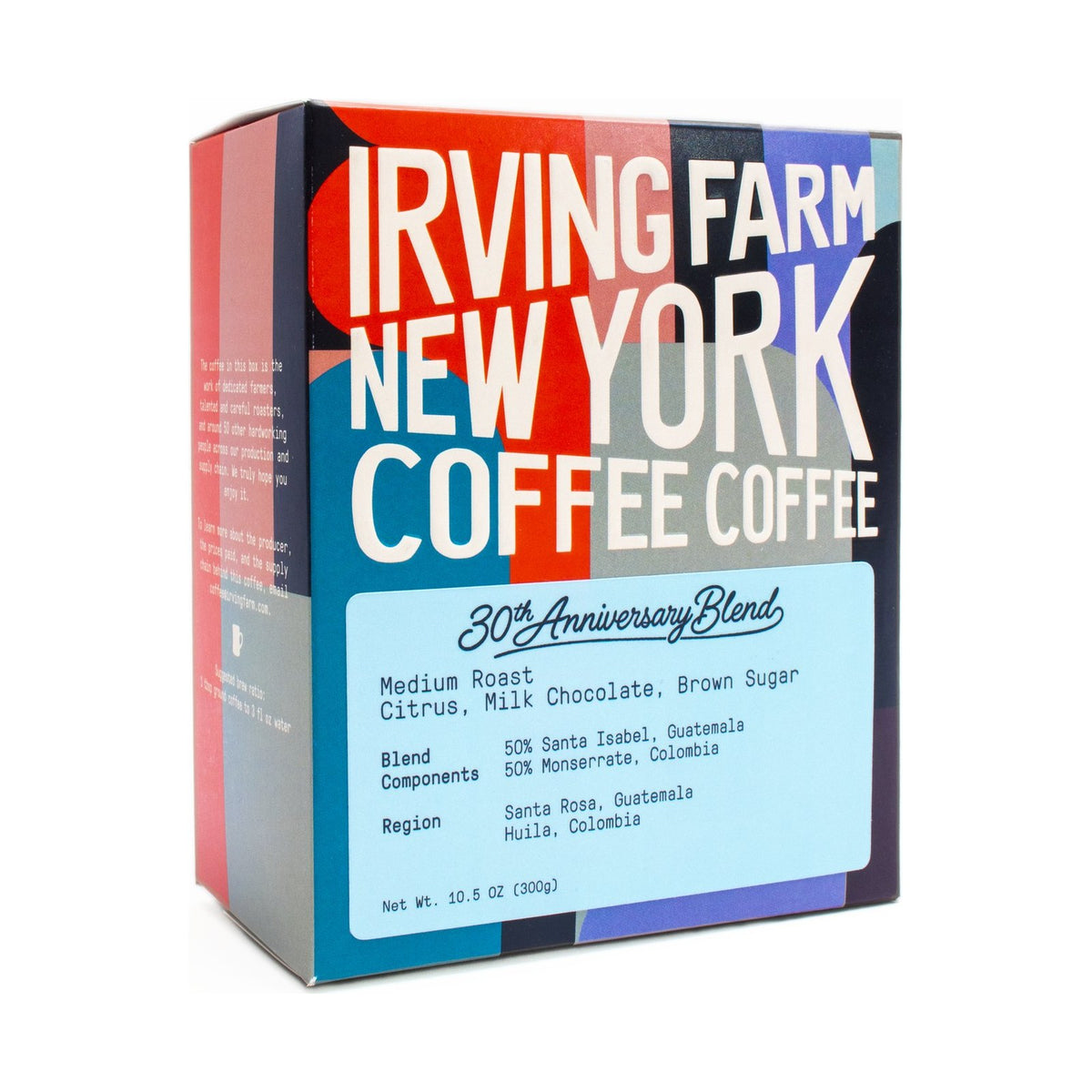 30th Anniversary Blend box, three-quarter view